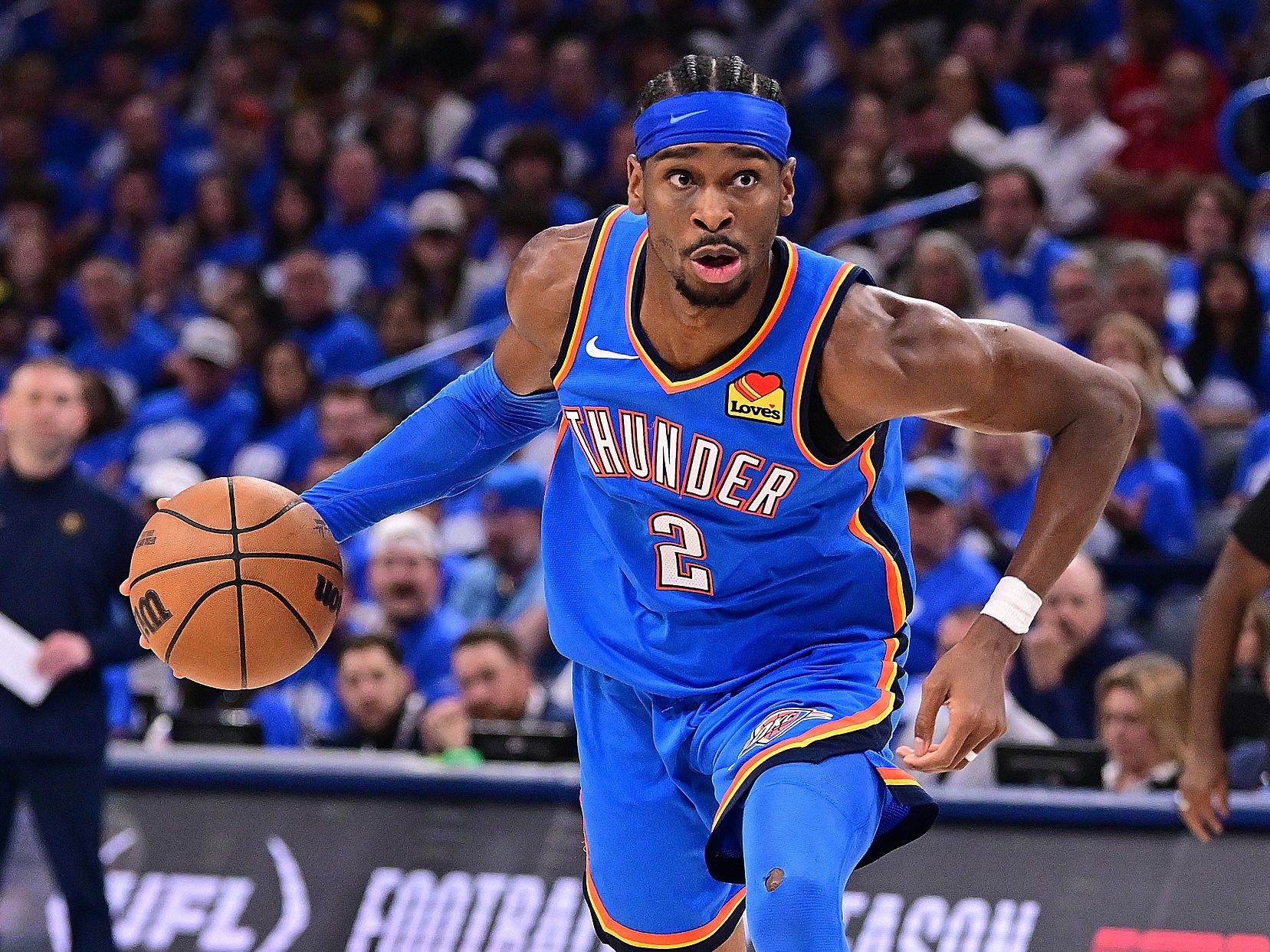 milestone! SGA surpassed Westbrook and became the second player with 30+ games in Thunder team history.