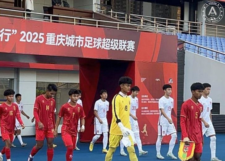 The National Football Team U16 lost 0-2 to Myanmar U16 in a friendly match. They beat their opponent 4-0 a few days ago.